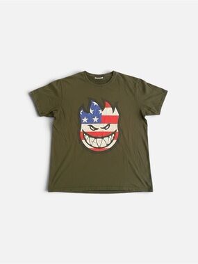 Vintage Spitfire Olive Green Tee